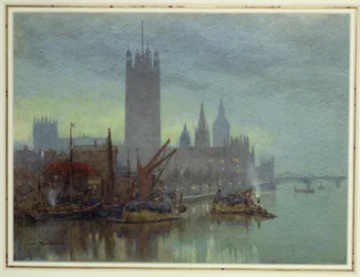 Twilight from Lambeth Bridge