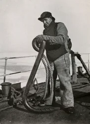 A.B. Cheetham, The boatswain of the Terra Nova, c1910-1913