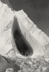 Cave Carved in the Ice