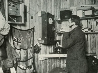 Dr. Simpson in the Hut at the Other End of the Telephone Timing the Observation