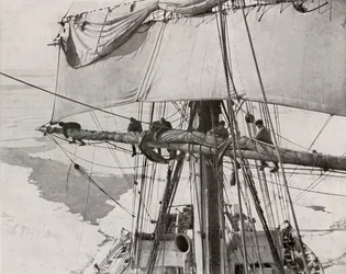 Furling Sail in the Pack, c1910-1913