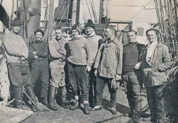 The Officers of the Terra Nova, 1912 Voyage