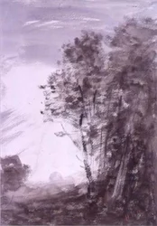 Landscape with Trees