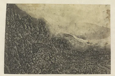 Rocky Landscape with a Road and a River
