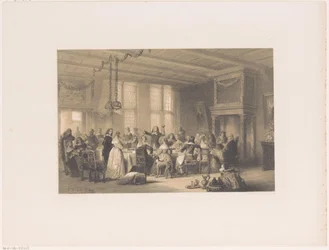 Toast During a Wedding Feast in the Seventeenth Century