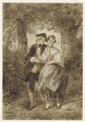 Lovers in the Forest