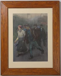 Walking Miners with Miner’s Wife