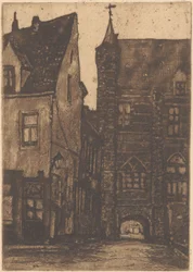 View of the Vleeshuis in Antwerp