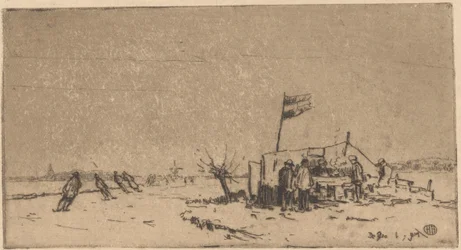 Winter Landscape with Skaters
