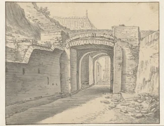 Passage under the city wall of Utrecht