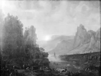 Rhine Landscape near Bingen