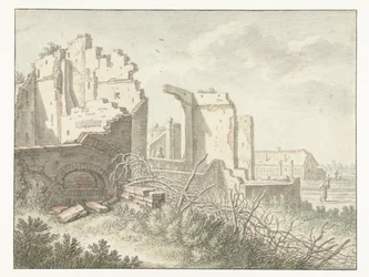 Ruin Outside the Wittevrouwenpoort in Utrecht