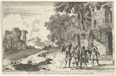 Abraham Receiving the Three Angels (Old Testament Scenes)