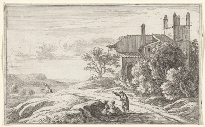 Building with a Square Tower (Title Page and Twelve Views of Rome)