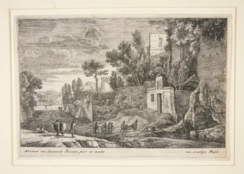 Landscape with a Hospital, from the Series Twelve Landscapes