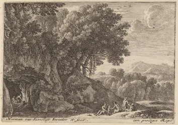 Satyrs around a Fire