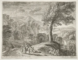 The Large Tree and the Cascade, c1652-1654