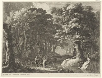 Temptation of St. Anthony the Great Landscapes with Penitent Saints (series title)