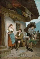 Summer Vacationers on the Alm