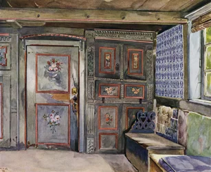 Part of the Hall in the Hufner House of Mr. Hittscher in Curslack