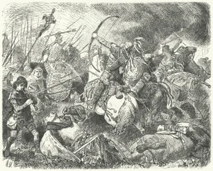 A Hun Army Repulsed on the Battlefield