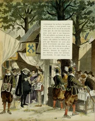 Henry IV at the fair of Saint Germain, after his marriage, December 16