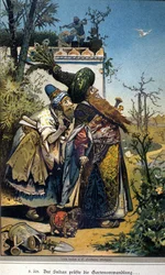 Illustration by Vogel for the tale of Brothers Grimm: 