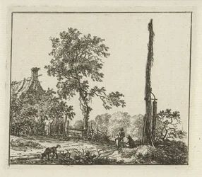Landscape with the Tall Pole (Six Landscapes)