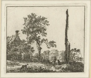 Landscape with the Tall Pole (Six Landscapes)