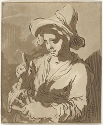 Woman with Fan