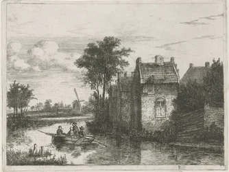 Boat with Four Passengers