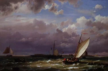 Off Enkhuizen, on the Zuider Zee