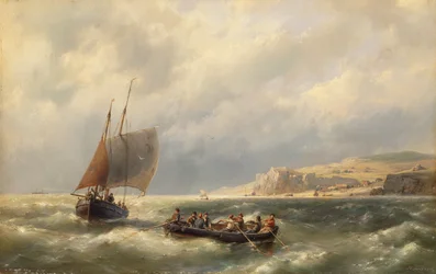 Seascape with Figures in Boats