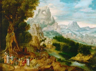 Landscape with Saint John Baptist Preaching