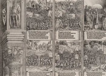 The Marriage of Philip the Fair to Joanna of Austria, Maximilian Recaptures the Occupied Territory