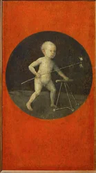 Small Child with Windmill, Tondo, c.1490