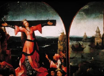 St. Liberata Triptych (detail)