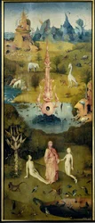 The Paradise, The Creation of Adam and Eve (Left Panel of The Garden of Earthly Delights)