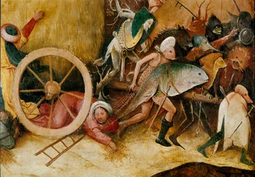 The hay tank or hay triptych: Central panel detail