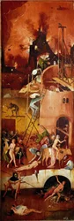The hay triptych: infernal constructions (right interior panel)