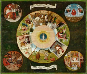 The Table of the Seven Deadly Sins (detail)