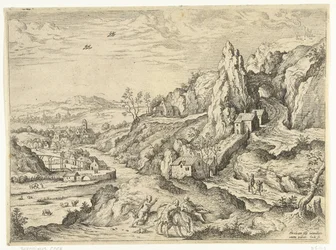 Abraham and Isaac on the Way to the Sacrifice (Landscapes with Biblical and Mythological Scenes series)