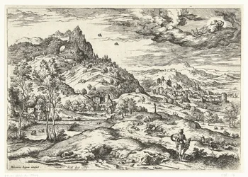 Mercury with the head of Argus (series title: Landscapes with biblical and mythological scenes)