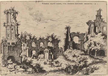 Ruins on the Palatine with the Septizonium
