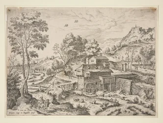 The Flight into Egypt, from Landscapes with Biblical and Mythological Scenes