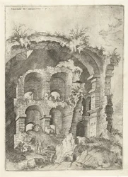 Seventh View of the Colosseum in Rome (series title: Roman Ruins)