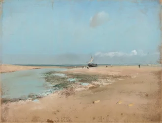 Beach at Low Tide (Mouth of the River)