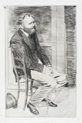 Manet Seated, Turned to the Right