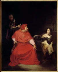 Joan of Arc and the Cardinal of Winchester in 1431