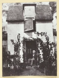 Bayard, In Front of His House